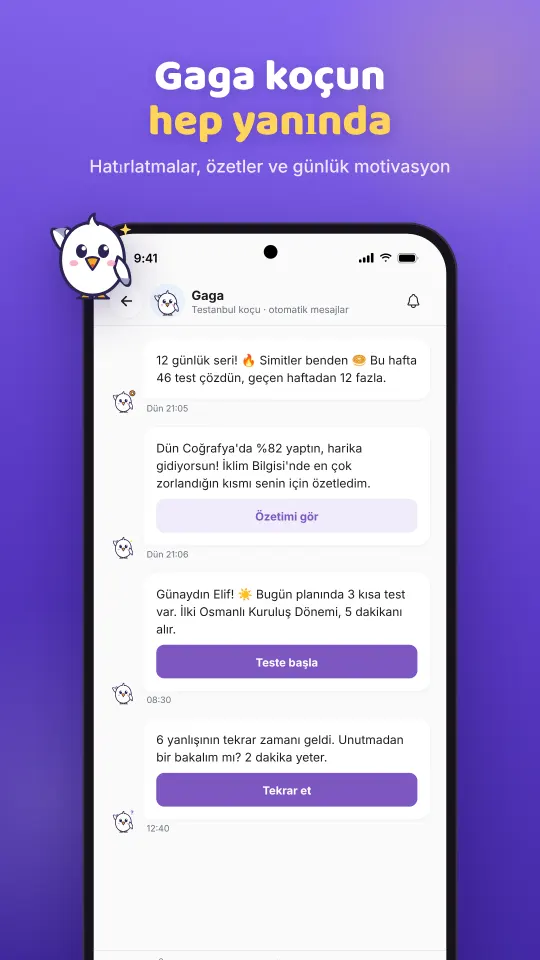Testanbul yapay zekâ koçu Gaga